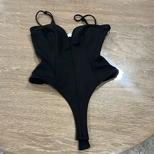 Aster Women’s Nadia Black Bodysuit
